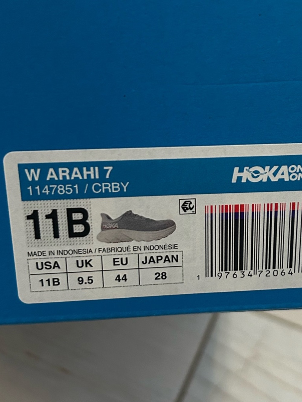HOKA W AHARI 7 running shoes. - Picture 9 of 16